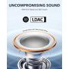 imageSoundcore by Anker AeroFit Pro OpenEar Headphones Ultra Comfort Secure Fit Ergonomic Design Rich Sound with LDAC Bluetooth 53 IP55 WaterResistant 46H Playtime App Control Wireless EarbudsFrost White