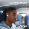 imageSoundcore by Anker Liberty 4 NC Wireless Earbuds 985 Noise Reduction Adaptive Noise Cancelling to Ears and Environment HiRes Sound 50H Battery Wireless Charging Bluetooth 53Clear White