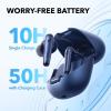 imageSoundcore by Anker Liberty 4 NC Wireless Earbuds 985 Noise Reduction Adaptive Noise Cancelling to Ears and Environment HiRes Sound 50H Battery Wireless Charging Bluetooth 53Navy Blue