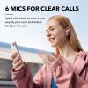 imageSoundcore by Anker Liberty 4 NC Wireless Earbuds 985 Noise Reduction Adaptive Noise Cancelling to Ears and Environment HiRes Sound 50H Battery Wireless Charging Bluetooth 53Light Blue