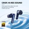 imageSoundcore by Anker Liberty 4 NC Wireless Earbuds 985 Noise Reduction Adaptive Noise Cancelling to Ears and Environment HiRes Sound 50H Battery Wireless Charging Bluetooth 53Navy Blue