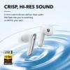 imageSoundcore by Anker Liberty 4 NC Wireless Earbuds 985 Noise Reduction Adaptive Noise Cancelling to Ears and Environment HiRes Sound 50H Battery Wireless Charging Bluetooth 53Clear White