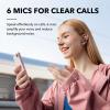 imageSoundcore by Anker Liberty 4 NC Wireless Earbuds 985 Noise Reduction Adaptive Noise Cancelling to Ears and Environment HiRes Sound 50H Battery Wireless Charging Bluetooth 53Velvet Black