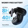 imageSoundcore by Anker Liberty 4 NC Wireless Earbuds 985 Noise Reduction Adaptive Noise Cancelling to Ears and Environment HiRes Sound 50H Battery Wireless Charging Bluetooth 53Velvet Black