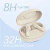 imageSoundcore by Anker Life P2 Mini True Wireless Earbuds Bluetooth 52 10mm Drivers for Big Bass Custom EQ 32H Playtime Fast Charging Comfortable Tiny Size for Daily Use Commute WorkOat White