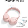 imageSoundcore by Anker Q20i Hybrid Active Noise Cancelling Headphones Wireless OverEar Bluetooth 40H Long ANC Playtime HiRes Audio Big Bass Customize via an App Transparency ModePink