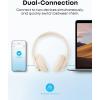 imageSoundcore by Anker Q20i Hybrid Active Noise Cancelling Headphones Wireless OverEar Bluetooth 40H Long ANC Playtime HiRes Audio Big Bass Customize via an App Transparency ModeAlmond White