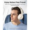 imageSoundcore by Anker Q20i Hybrid Active Noise Cancelling Headphones Wireless OverEar Bluetooth 40H Long ANC Playtime HiRes Audio Big Bass Customize via an App Transparency ModeAlmond White