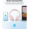 imageSoundcore by Anker Q20i Hybrid Active Noise Cancelling Headphones Wireless OverEar Bluetooth 40H Long ANC Playtime HiRes Audio Big Bass Customize via an App Transparency ModePink