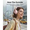 imageSoundcore by Anker Q20i Hybrid Active Noise Cancelling Headphones Wireless OverEar Bluetooth 40H Long ANC Playtime HiRes Audio Big Bass Customize via an App Transparency ModePink