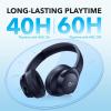 imageSoundcore by Anker Q20i Hybrid Active Noise Cancelling Headphones Wireless OverEar Bluetooth 40H Long ANC Playtime HiRes Audio Big Bass Customize via an App Transparency ModeBlue