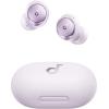 imageSoundcore by Anker Space A40 AutoAdjustable Active Noise Cancelling Wireless Earbuds Reduce Noise by Up to 98 50H Playtime Comfortable Fit App Customization Wireless Charge WhitePurple