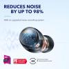 imageSoundcore by Anker Space A40 AutoAdjustable Active Noise Cancelling Wireless Earbuds Reduce Noise by Up to 98 50H Playtime Comfortable Fit App Customization Wireless Charge WhiteBlack