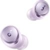 imageSoundcore by Anker Space A40 AutoAdjustable Active Noise Cancelling Wireless Earbuds Reduce Noise by Up to 98 50H Playtime Comfortable Fit App Customization Wireless Charge WhitePurple