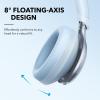 imageSoundcore by Anker Space One Active Noise Cancelling Headphones 2X Stronger Voice Reduction 40H ANC Playtime App Control LDAC HiRes Wireless Audio Comfortable Fit Clear Calls Bluetooth 53Sky Blue