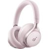 imageSoundcore by Anker Space One Active Noise Cancelling Headphones 2X Stronger Voice Reduction 40H ANC Playtime App Control LDAC HiRes Wireless Audio Comfortable Fit Clear Calls Bluetooth 53Cloud Pink