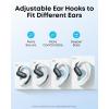 imagesoundcore AeroFit 2 by Anker OpenEar Headphones Translation Earbuds Real Time 4 Adjustable Positions for Every Ear Size 2x Richer Bass HiRes 42H Playtime IP55AI Clear CallsWireless ChargingBlack