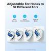 imagesoundcore AeroFit 2 by Anker OpenEar Headphones Translation Earbuds Real Time 4 Adjustable Positions for Every Ear Size 2x Richer Bass HiRes 42H Playtime IP55AI Clear CallsWireless ChargingBlue