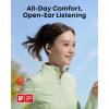 imagesoundcore AeroFit 2 by Anker OpenEar Headphones Translation Earbuds Real Time 4 Adjustable Positions for Every Ear Size 2x Richer Bass HiRes 42H Playtime IP55AI Clear CallsWireless ChargingBlack