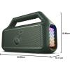 imagesoundcore Boom 2 By Anker Outdoor Speaker 80W Subwoofer BassUp 20 24H Playtime IPX7 Waterproof Floatable RGB Lights USBC Custom EQ Bluetooth 53 Portable for Camping Beach and BackyardGreen
