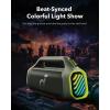 imagesoundcore Boom 2 Plus By Anker Outdoor Speaker 140W 22 Channel BassUp 20 20H Playtime Fast Charge IPX7 Waterproof RGB Lights Power Bank Bluetooth 53 Portable for Outdoors Camping BeachGreen