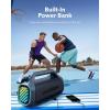 imagesoundcore Boom 2 Plus By Anker Outdoor Speaker 140W 22 Channel BassUp 20 20H Playtime Fast Charge IPX7 Waterproof RGB Lights Power Bank Bluetooth 53 Portable for Outdoors Camping BeachBlue
