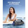 imagesoundcore Boom 2 Plus By Anker Outdoor Speaker 140W 22 Channel BassUp 20 20H Playtime Fast Charge IPX7 Waterproof RGB Lights Power Bank Bluetooth 53 Portable for Outdoors Camping BeachBlack