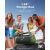 imagesoundcore Boom 2 Plus By Anker Outdoor Speaker 140W 22 Channel BassUp 20 20H Playtime Fast Charge IPX7 Waterproof RGB Lights Power Bank Bluetooth 53 Portable for Outdoors Camping BeachGreen