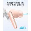 imagesoundcore Liberty 5 by Anker NoiseCancelling Wireless Earbuds 2x Stronger Voice Reduction RealTime Adaptive Noise Cancellation Fast Charging Dolby Audio 6Mic AI Clear Calls Long Battery LifeRose Apricot