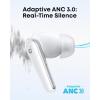 imagesoundcore Liberty 5 by Anker NoiseCancelling Wireless Earbuds 2x Stronger Voice Reduction RealTime Adaptive Noise Cancellation Fast Charging Dolby Audio 6Mic AI Clear Calls Long Battery LifeCloud White