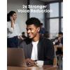 imagesoundcore Liberty 5 by Anker NoiseCancelling Wireless Earbuds 2x Stronger Voice Reduction RealTime Adaptive Noise Cancellation Fast Charging Dolby Audio 6Mic AI Clear Calls Long Battery LifeCloud White