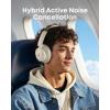 imagesoundcore Life Q30 by Anker Hybrid Active Noise Cancelling Headphones with Multiple Modes HiRes Sound Custom EQ via App 50H Playtime Comfortable Fit Bluetooth Multipoint ConnectionBeige
