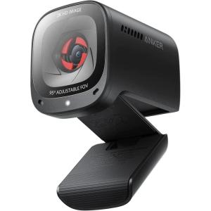 imageAnker PowerConf C200 2K Webcam for PCLaptopMac Computer Camera LowLight Correction AINoise Canceling Mics Adjustable Field of View Builtin Privacy Cover Stereo Mics for Meeting