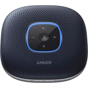 imageAnker PowerConf Speakerphone Zoom Certified Conference Speaker with 6 Mics 360 Enhanced Voice Pickup 24H Call Time Bluetooth 53 USB C Compatible with Leading Platforms for Personal WorkspacesBlue