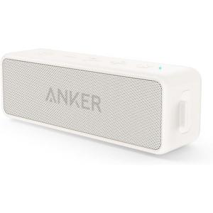 imageAnker SoundCore 2 Portable Bluetooth Speaker Wireless Enhanced Bass 24Hour Playtime 66ft Range IPX7 Water Resistant Builtin Mic Ideal for Travel Compact and Easy to Use  RedWhite