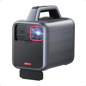 imageNEBULA Mars 3 Outdoor Portable Projector 1000 ANSI Lumens AIPowered Image BuiltIn Battery with 5 Hour Playtime Android TV 200 Inch Home Theater for Backyard Office and Business and Camping