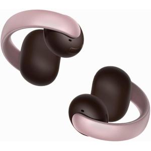 imageSoundcore AeroClip by Anker OpenEar Earbuds ClipOn Headphones Adaptive Comfort Clear Calls with 4 Mics and AI Stable Fit 12mm Drivers for Powerful Bass HiRes OpenRing DesignRosy Brown