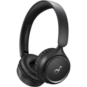 imageSoundcore H30i Wireless OnEar Headphones Foldable Design Pure Bass 70H Playtime Bluetooth 53 Lightweight and Comfortable App Connectivity Multipoint ConnectionBlack