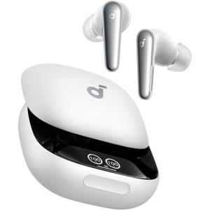 imageSoundcore Liberty 4 Pro by Anker Noise Cancelling Wireless Earbuds 7Sensor and RealTime Adaptive Noise Cancelling 2 Faster Charging StudioLevel HiFi Music Clear Calls with 6 Mics and AIWhite