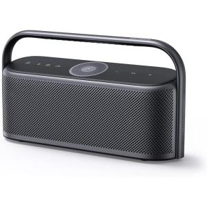 imageSoundcore Motion X600 Portable Bluetooth Speaker with Spatial Audio 50W Sound IPX7 Waterproof Pro EQ AUXin for Home Office Backyard and Bathroom Use BlueBlack