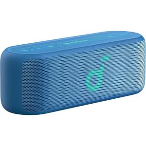 imageSoundcore Select 2S Bluetooth Speaker by Anker Portable with 20W Stereo Sound BassUp 16H Playtime Wireless Stereo Pairing IPX7 Waterproof Speaker for Home Shower Hiking Outdoor Adventures
