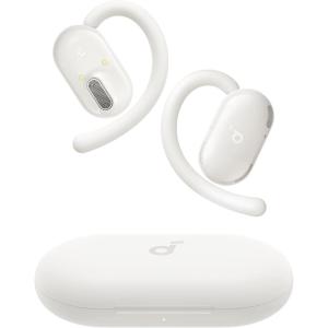 imageSoundcore V20i by Anker OpenEar Headphones Adjustable Ear Hooks UltraComfort Snug Fit Powerful Sound Clear Calls IP55 36H Playtime Bluetooth 54 Wireless Earbuds Multipoint ConnectionWhite