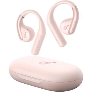 imageSoundcore by Anker AeroFit OpenEar Headphones Ultra Comfort Snug Fit Ergonomic Ear Hook Balanced Sound IPX7 Waterproof 42H PlaytimeSmallEar FriendlyApp ControlClear CallsWireless EarbudsSoft Pink