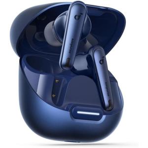 imageSoundcore by Anker Liberty 4 NC Wireless Earbuds 985 Noise Reduction Adaptive Noise Cancelling to Ears and Environment HiRes Sound 50H Battery Wireless Charging Bluetooth 53Navy Blue