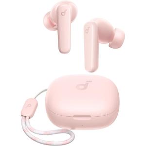 imageSoundcore by Anker P20i True Wireless Earbuds 10mm Drivers with Big Bass Bluetooth 53 30H Long Playtime WaterResistant 2 Mics for AI Clear Calls 22 Preset EQs Customization BluePink