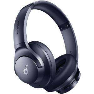 imageSoundcore by Anker Q20i Hybrid Active Noise Cancelling Headphones Wireless OverEar Bluetooth 40H Long ANC Playtime HiRes Audio Big Bass Customize via an App Transparency ModeBlue