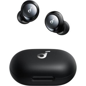 imageSoundcore by Anker Space A40 AutoAdjustable Active Noise Cancelling Wireless Earbuds Reduce Noise by Up to 98 50H Playtime Comfortable Fit App Customization Wireless Charge WhiteBlack