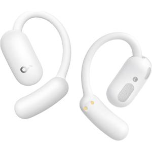 imagesoundcore AeroFit 2 by Anker OpenEar Headphones Translation Earbuds Real Time 4 Adjustable Positions for Every Ear Size 2x Richer Bass HiRes 42H Playtime IP55AI Clear CallsWireless ChargingWhite