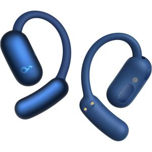 imagesoundcore AeroFit 2 by Anker OpenEar Headphones Translation Earbuds Real Time 4 Adjustable Positions for Every Ear Size 2x Richer Bass HiRes 42H Playtime IP55AI Clear CallsWireless ChargingBlue