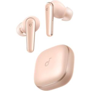 imagesoundcore Liberty 5 by Anker NoiseCancelling Wireless Earbuds 2x Stronger Voice Reduction RealTime Adaptive Noise Cancellation Fast Charging Dolby Audio 6Mic AI Clear Calls Long Battery LifeRose Apricot